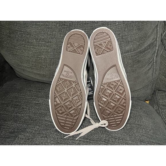 Unisex Converse Sneakers Size 9/11 Chuck Taylor Black/Papyrus Mid Top CTAS - Picture 5 of 10